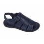 Sandale barbati casual din piele naturala bleumarin GKR47BL